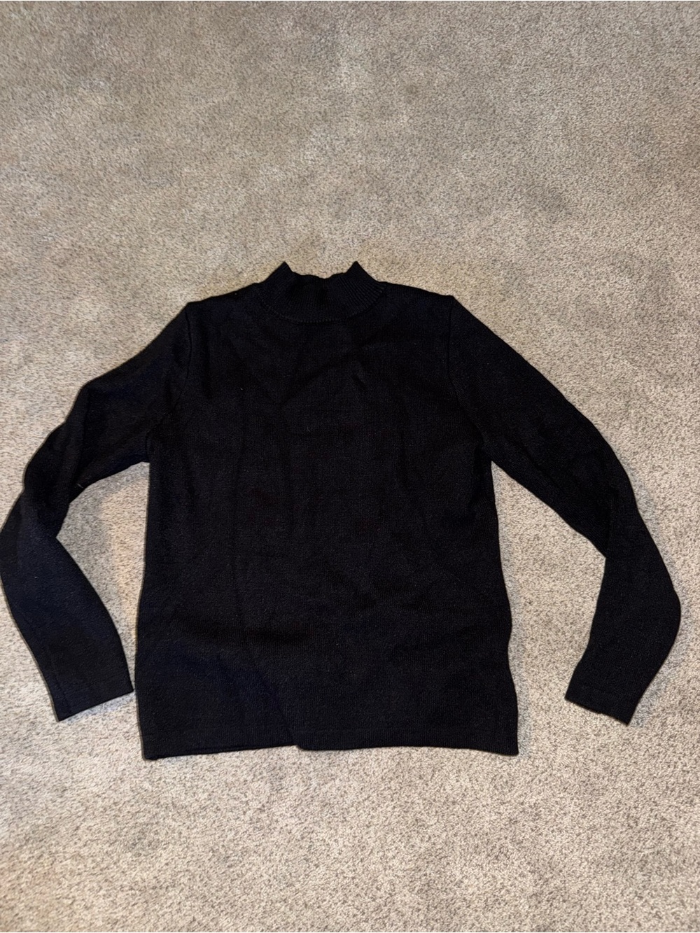 Classic Black Turtleneck Sweater
